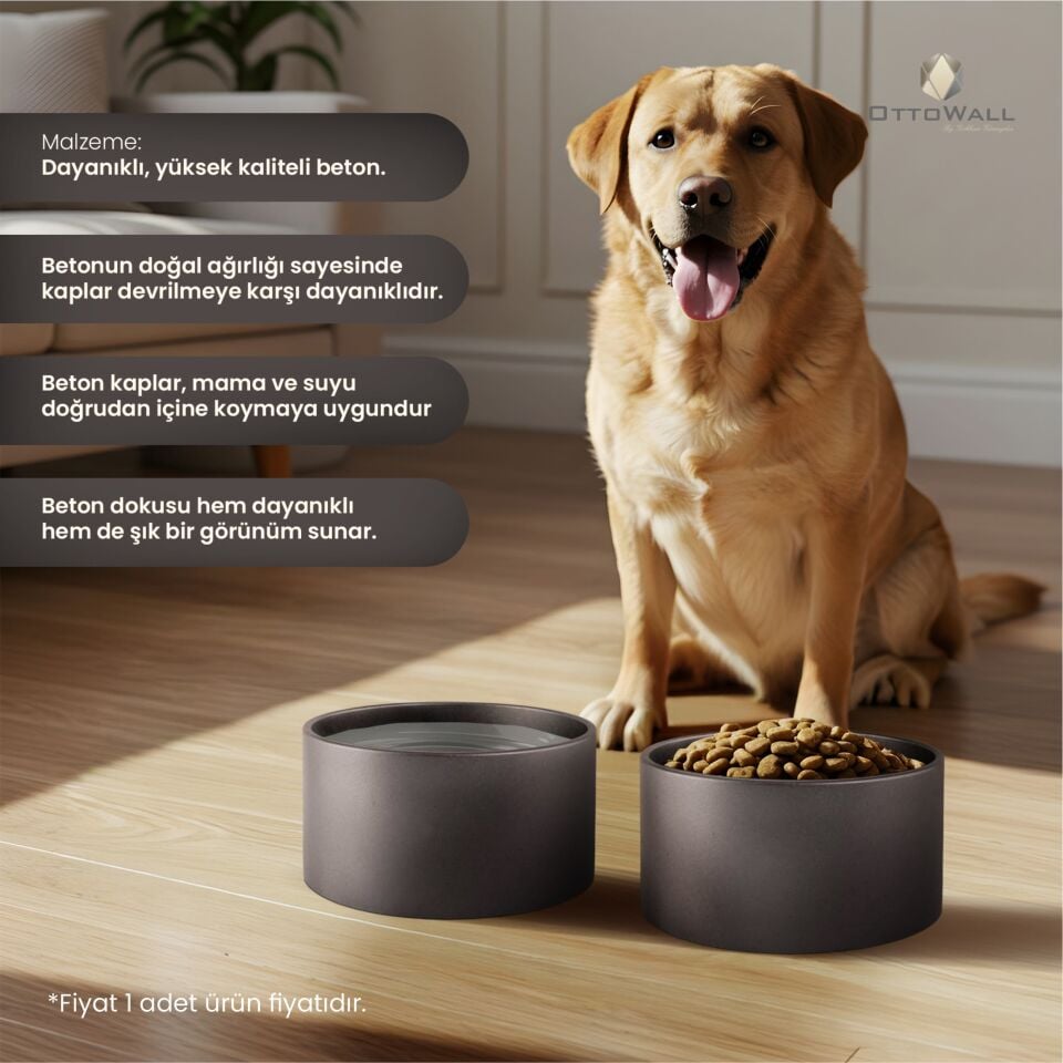 Goldis Standart Boy Köpek Mama & Su Kabı