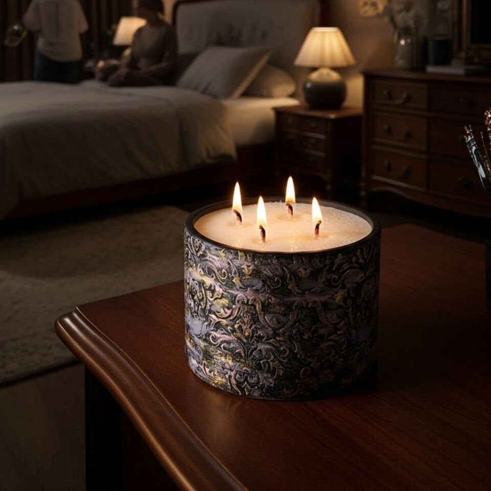 Monterra El Yapımı Beton Mum Seti