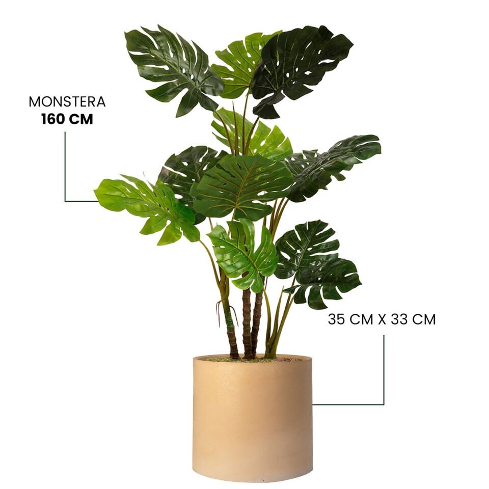 YAPAY MONSTERA + MONARCHE LARGE SERİSİ