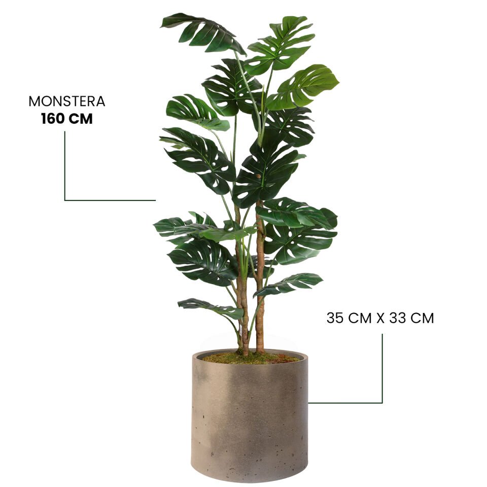 YAPAY MONSTERA + MONARCHE LARGE SERİSİ