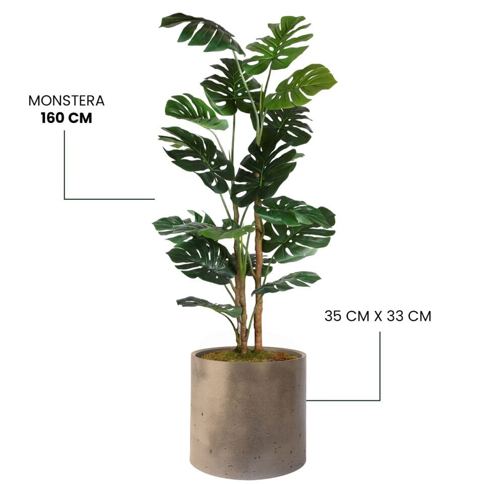 YAPAY MONSTERA + MONARCHE LARGE SERİSİ